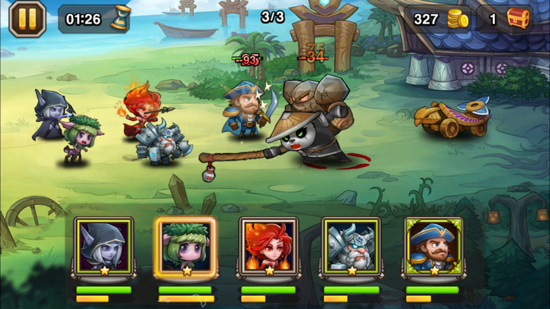 Illustration for article titled Cute Dota Characters Make for a So-So Game